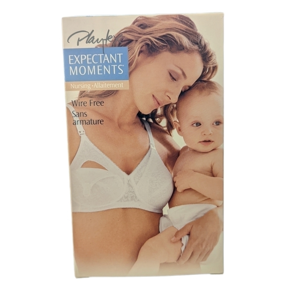 𝅺2/$25 NWT Playtex Nursing bra wire free P4426 42DD